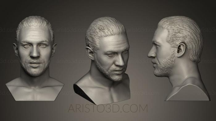 Busts and bas-reliefs of famous people (BUSTC_0723) 3D model for CNC machine